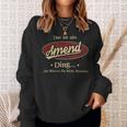 Das Ist Ein Amend Ding Das Würdest Du Nicht Verstehen Amend Name Sweatshirt Geschenke für Sie