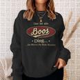 Das Ist Ein Boos Ding Das Würdest Du Nicht Verstehen Boos Name Sweatshirt Geschenke für Sie