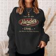 Das Ist Ein Herder Ding Das Würdest Du Nicht Verstehen Herder Name Sweatshirt Geschenke für Sie