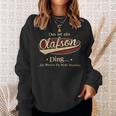 Das Ist Ein Olafson Ding Das Würdest Du Nicht Verstehen Olafson Name Sweatshirt Geschenke für Sie