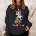 Death Metal Unicorn Cute Rock Metal Emo Alternative Sweatshirt Geschenke für Sie