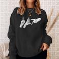 Deutschrap Hip Hop 187 Hand Sign Gesture Sweatshirt Geschenke für Sie