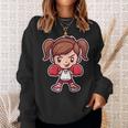 Dibujos Animados De Boxeo Para Niñas Camisa de entrenamiento Regalos para ella