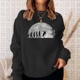 Discgolf Evolution Moon Throwing Disc Golf Disc Sweatshirt Geschenke für Sie