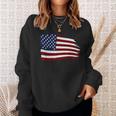 Distressed Us Usa Flag Stars And Stripes American Sweatshirt Geschenke für Sie