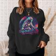 Dj Astronaut Space Galaxy Techno Rave Edm House Music Planet Sweatshirt Geschenke für Sie