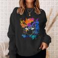 Drum Set Colourful Instrument Band Drums Music Musician Sweatshirt Geschenke für Sie