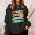 Eat Sleep Soccer Repeat Boys Soccer Lovers & Players Sweatshirt Gifts for Her