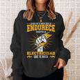 Electricista No Te Mata Se Endurece Excepto Electricidad Camisa de entrenamiento Regalos para ella