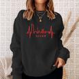 Essen Skyline Heartbeat Ruhrpott Fan Heart Love Essen Sweatshirt Geschenke für Sie