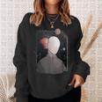 Faceless Man Planet Astronaut -Astral Cosmic Space Sweatshirt Gifts for Her