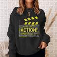 Filmmaker Director Cameraman Film Crew Sweatshirt Geschenke für Sie