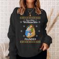 Flunder Fish Christmas Wonder Fishing Baltic Sea North Sea Sweatshirt Geschenke für Sie