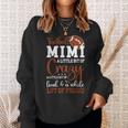 Football Mimi Proud Mimi Of A Football Player Sweatshirt Gifts for Her