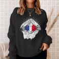 French Flag Home France Sweatshirt Geschenke für Sie