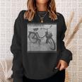 French Old Bike Front Wheel Driveelosolex Sweatshirt Geschenke für Sie