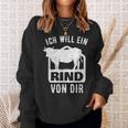 Agriculture Saying I Will A Rindon Dir Fun Sweatshirt Geschenke für Sie