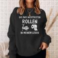 Angel Die Zwei Wichtigsten Rollen In Meinem Leben Sweatshirt Geschenke für Sie