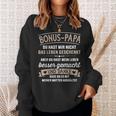 Bonus Dad Stepfather Saying Father's Day Christmas Sweatshirt Geschenke für Sie