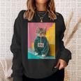 Cat Kitten Graphic Sweatshirt Gifts for Her