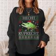 Fishing Christmas Fishing Pike Ruprecht Sweatshirt Geschenke für Sie