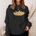 Fries Fast Food Chips In Your Bag Sweatshirt Geschenke für Sie