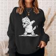 Gentle Westie Dog Dab Dance Sweatshirt Geschenke für Sie