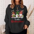 Gnome Matching Family Merry Christmas Sweatshirt Geschenke für Sie