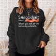 Good Bacon Snaccident Food From Accident Sweatshirt Geschenke für Sie