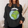 Lying Penguin Protection Earth Day Sweatshirt Gifts for Her