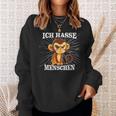 Monkey Meme Based I Hate People Saying Sweatshirt Geschenke für Sie