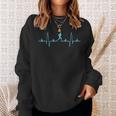 Running With Heartbeat For Runners And Joggers Cool S Sweatshirt Geschenke für Sie