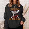 Saying Dad Is On The Grill For Dad On Father's Day Sweatshirt Geschenke für Sie