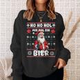 Saying Ho Ho Hol Mir Mal Ein Bier Ugly Christmas Sweatshirt Geschenke für Sie