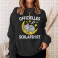 Sleeping Cat Nightdress Pyjamas Official Sleep Sweatshirt Geschenke für Sie