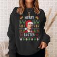 Ugly Jumper Merry Easter Biden Christmas Sweatshirt Geschenke für Sie