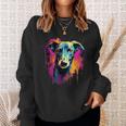 Galgo Espanol Colourful Greyhound Sweatshirt Geschenke für Sie