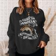 Geboren Zum Angeln Gezwungen Zum Arbeiten Angler Sweatshirt Geschenke für Sie