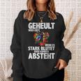 Geheult Erst Wenn Es Stark Blutet Handball Hanballer Sweatshirt Geschenke für Sie