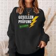 Gesellenprüfung Elektriker Gesellenbrief Saying Gesellen Sweatshirt Geschenke für Sie