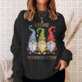 Gnome Christmas Jumper Gnome Gnome Merry Christmas Cute Sweatshirt Geschenke für Sie