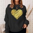 Golden Heart Sweatshirt Geschenke für Sie