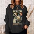 Grandpa 2025 Pregnancy Announcement Expecting Grandfather Sweatshirt Geschenke für Sie