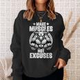 Hacer Músculos No Excusas Entrenamientos Gimnasio Cotizaciones Gimnasio Fitness Camisa de entrenamiento Regalos para ella