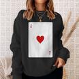 Heart Ace Costume Sweatshirt Geschenke für Sie