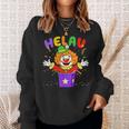 Helau Clown In Box Costume For Carnival Fancy Dress Sweatshirt Geschenke für Sie