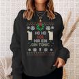 Ho Ho Hol Me A Gin Tonic Costume Christmas Sweatshirt Geschenke für Sie