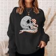Hognose Snake Skull Albino Morph Dramatic Danger Noodle Premium Sweatshirt Gifts for Her