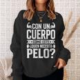 Hombre Con Un Cuerpo Como Este Quien Necesita Pelo Divertido Camisa de entrenamiento Regalos para ella