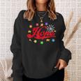 The Hope Personalized Name Flowers On Stage Stars Sweatshirt Gifts for Her